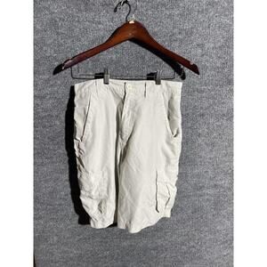 Billabong Shorts Mens 28 Beige Cargo Pocket Surf Skate Outdoor Polyester